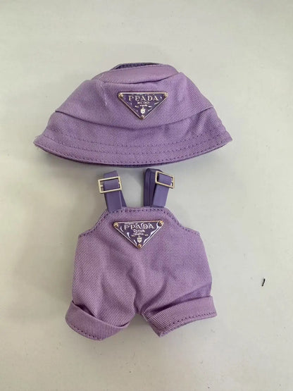 Labubu doll mini clothing, set, hat, bag, clothes, shoes, accessories