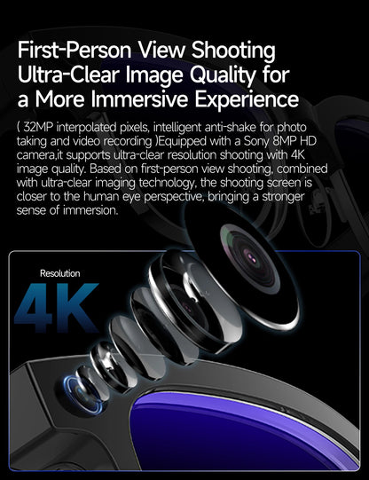 2026 New Upgrade Smart Glasses With Camera Video Recording AI Photo Recognition Bluetooth Call Translation Voice Sunglasses Men