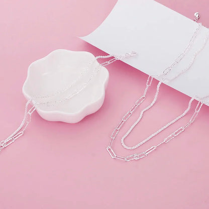 925 Sterling Silver Romantic Bracelet Necklaces For Women Fashion Designer Party Wedding Accessories Jewelry Sets Christmas Gift