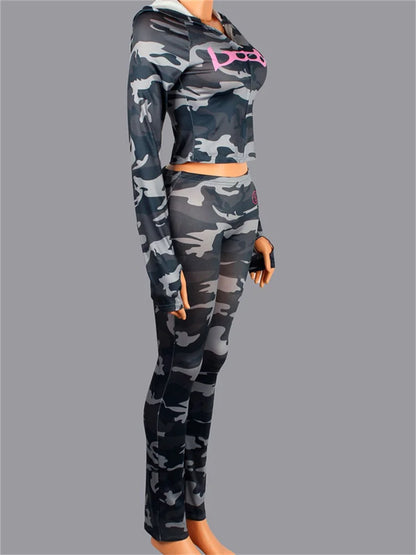 2025 Fall Casual Tracksuits Women Sets Long Sleeve Top Pants Elasticity Streetwear Sports Two 2 Piece Pink Matching Sets Outfits