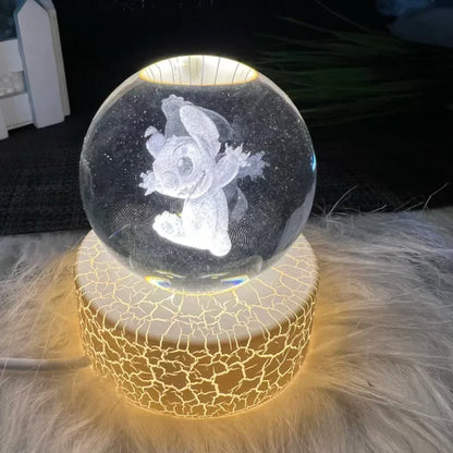 Night Light Creat Crystal Ball USB With Milky Way galaxy LED Children Night Lamp For Bedroom Ambient Light Christmas Gift