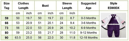 Baby Anime Clothes Newborn Cotton Rompers Training Outfit Infant Kids Halloween Cartoon Cosplay Costume Jumpsuit