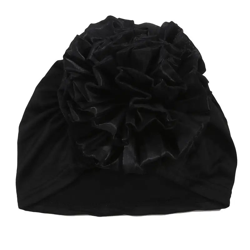 Women's Hats Spring Summer Floral Beanie Hat Muslim Stretch Turban Hat Cap Hair Loss Headwear Hijib Cap