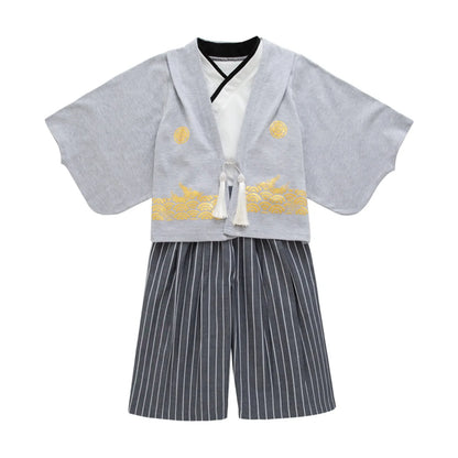Baby Kimono Set Traditional Jinbei Kimono For Toddler
