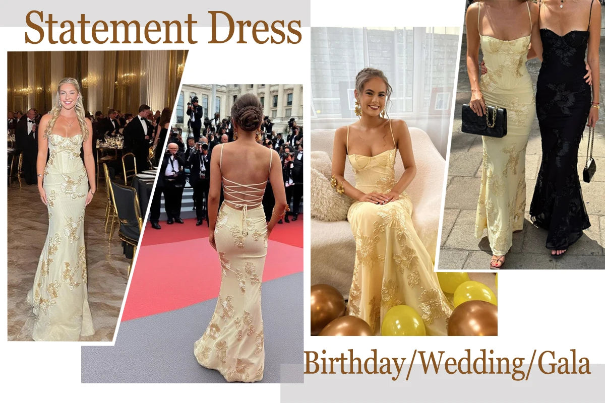 Mingmingxi Summer Floral Print Dress Elegant 2025 New Arrivals Spaghetti Strap Flare Dress Maxi Holiday Party Dresses Women