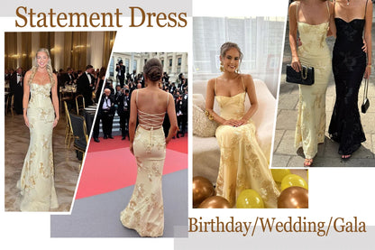 Mingmingxi Summer Floral Print Dress Elegant 2025 New Arrivals Spaghetti Strap Flare Dress Maxi Holiday Party Dresses Women