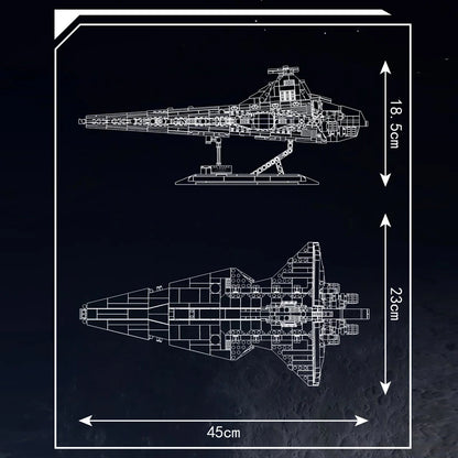 Mould King 21074 Star Plan Building Block The MOC Republic Attack Cruiser Model Assembly Star Fighter Toys Kids Christmas Gift