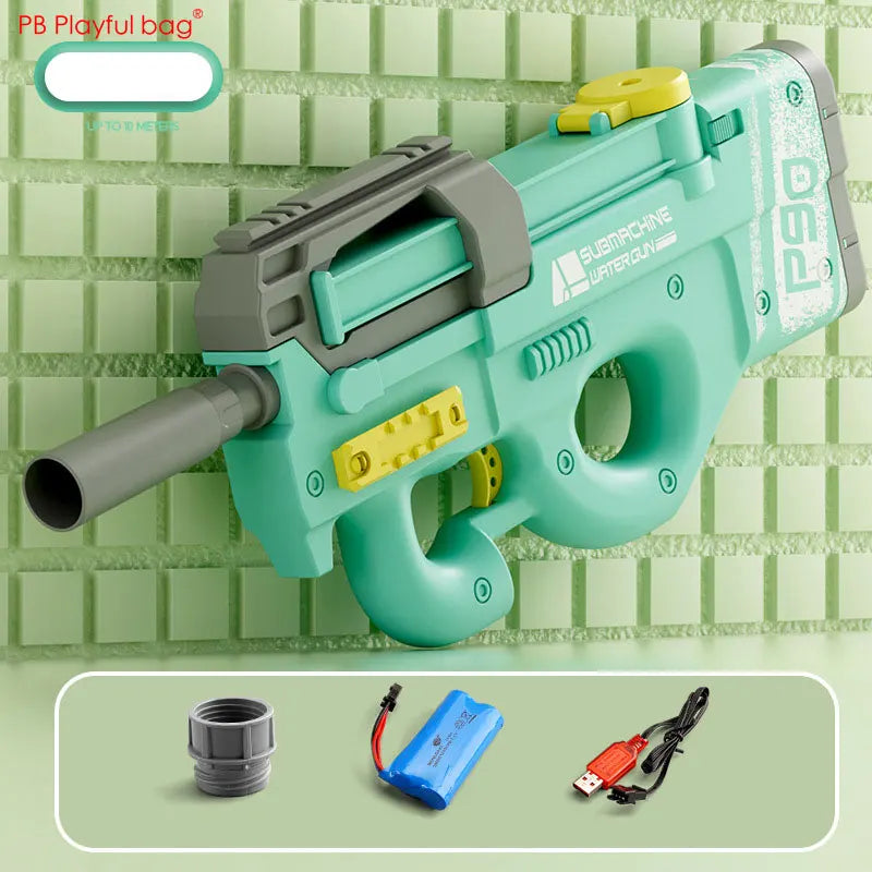 Electric Water Gun High Speed Water Blaster Adult Kids Toy Swimming Pool Party