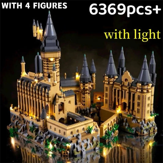 Magic Castle Medieval Architecture Building Set Creative Technical Assembly Bricks MOC Kit Gift Adults Kids Holiday