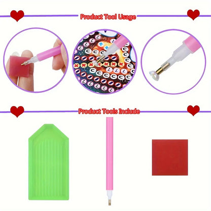 1 piece/set DIY Christmas Diamond Art Tissue holder Acrylic napkin holder Craft Home office table Christmas gift