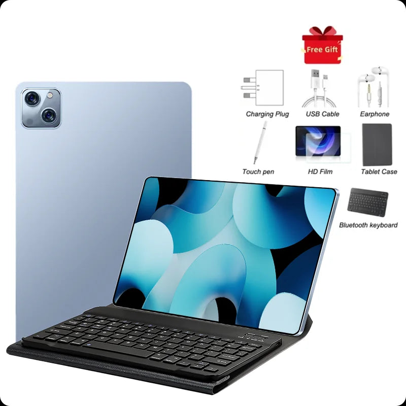 2025 NEW Original iPad PRO MAX 12inch Tablet Android 15 16GB+1TB 20000mAh 5G DualSIM Bluetooth WiFi HD 4K Screen Tablet PC Wifi7