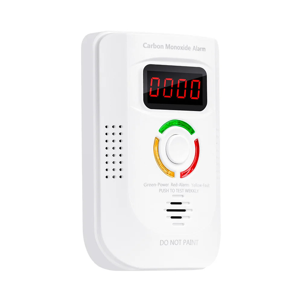 Plug-in Combustible Gas Leak Detector Monitor Sound Light Warning CO Leak Detector Combustible Gas Smoke Alarm for Kitchen Home