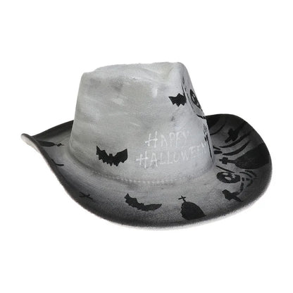 EtherealBe Halloween Cowboy Hat for Adults - Spooky Style