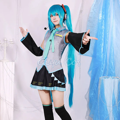 Mikuu Cosplay Costume Carnival Uniform Wig Anime Halloween Costumes Women