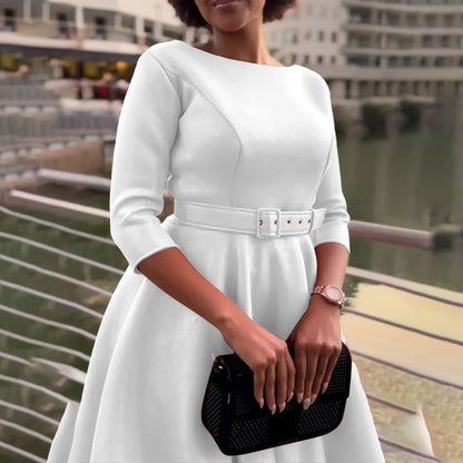 Fashionable Elegant Women's Clothing Dress Suitable For Bridesmaid Party Dress High Waist Design Various Sizes Available