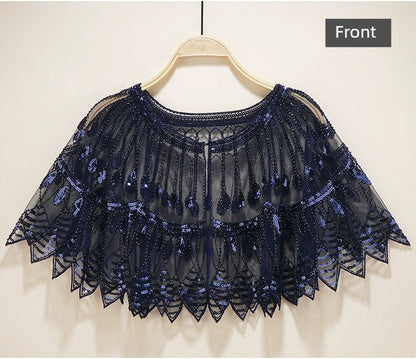 1920 Gatsby Style Evening Banquet Sequinned Shawl