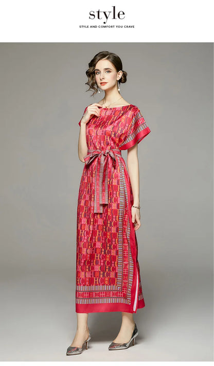Autumn Gorgeous Flower Print Mini Dress Women's Stand Long Lantern Sleeve Single Breasted Sashes Lace Up Beach Party Vestidos