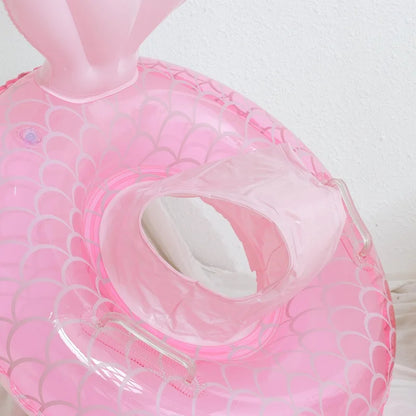 Rooxin Flamingo Swimming Circle Baby Infant Float Pool Swimming Ring With Sunshade Floating Seat Summer Beach Pool Party Toys