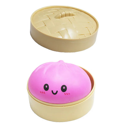 Simulation Flash Dumpling Pressure Ball Slow Rebound Soft Pinch Decompression Baozi  modeling stress relief toy birthday Gifts