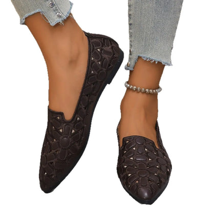 EtherealBe Women's Embroidered Loafers for Chic Style