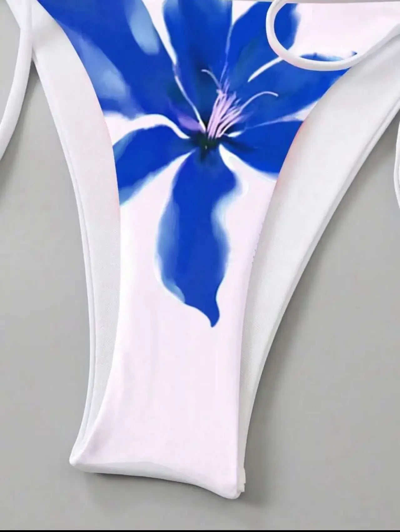 Sexy Print Three-piece Swimsuit Set Charms Lilies Limited Edition Bikini Set Attractiveness Sensuality Fashionable Women's Wear