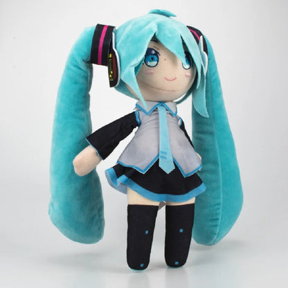 23-28cm Japanese Anime Plush Stuffed Toy Hatsune Miku Plush Doll Soft Pillow Future Doll Cute Christmas Gift for Children