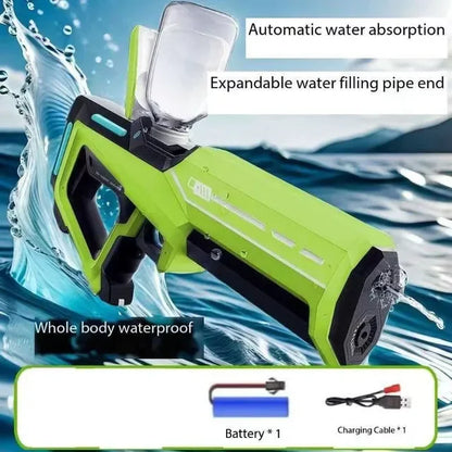 Kids Electric Water Gun Toys Summer Outdoor Beach Battle Game Full Induction Absorb Water Spray Guns for Children Gift