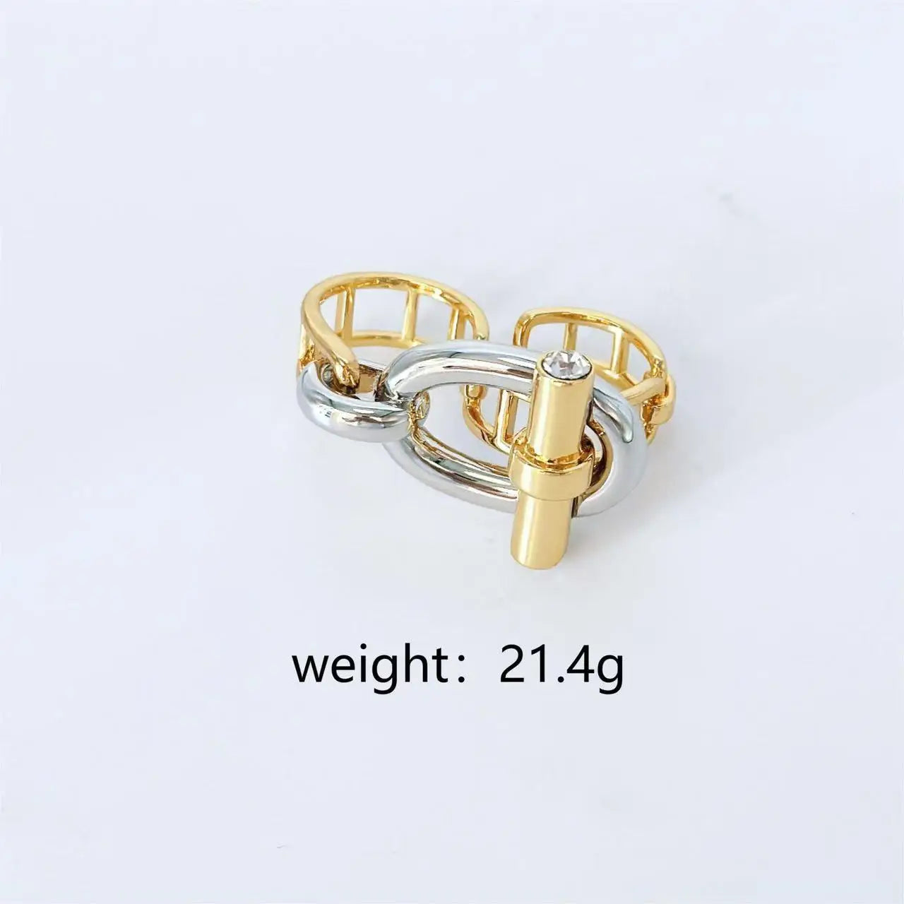 New waterproof cubic zirconia OT buckle women's bracelet exaggerated personality trend jewelry factory wholesale
