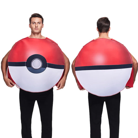 Pokeball Cosplay Fantasy Costumes for Women Men Costume Halloween Christmas Adult Anime New Year Costume Clothing Toys
