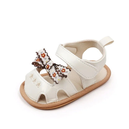 Mary Jane Shoes with Glitter  Bowknot Strap Non-Slip for Baby Infant Child