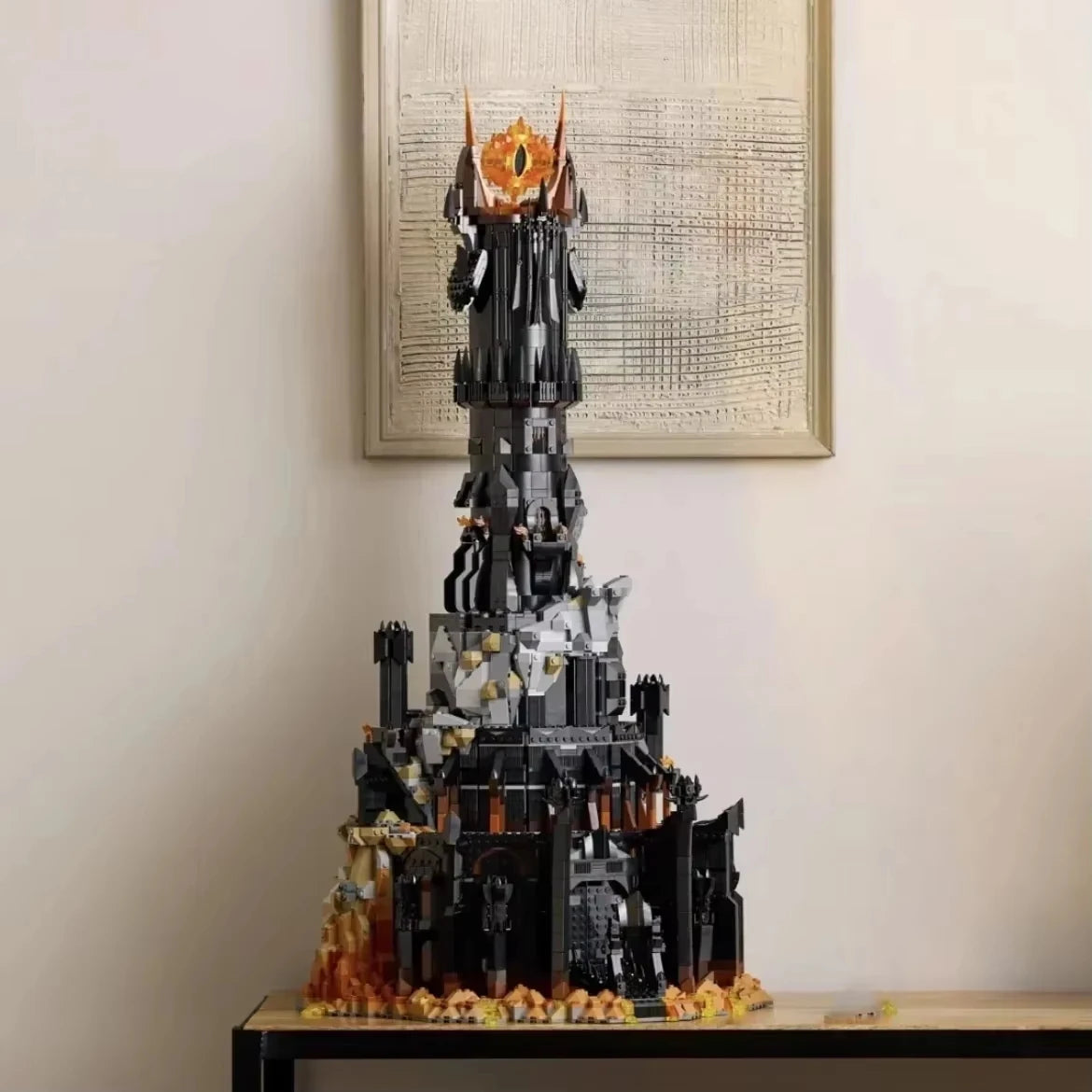 New New Black Tower Dark Model Building Block Kit Brick Creative Moc Toy Boy Adult Birthday Gift Holiday Gift