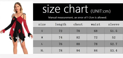 Zawaland Cosplay Costume Clown Women Printing Halloween Dress Up Matching Set Jumpsuits Carnival Party Dress Leggings Bodysuit