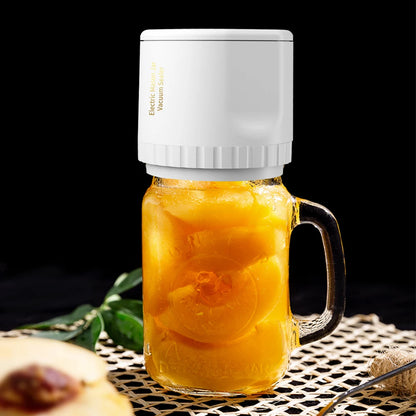 Electric Mason Jar Vacuum Sealer BPA Free Cordless Food Storage Vacuum Sealer with Mason Jar Lids Odorless Attachment