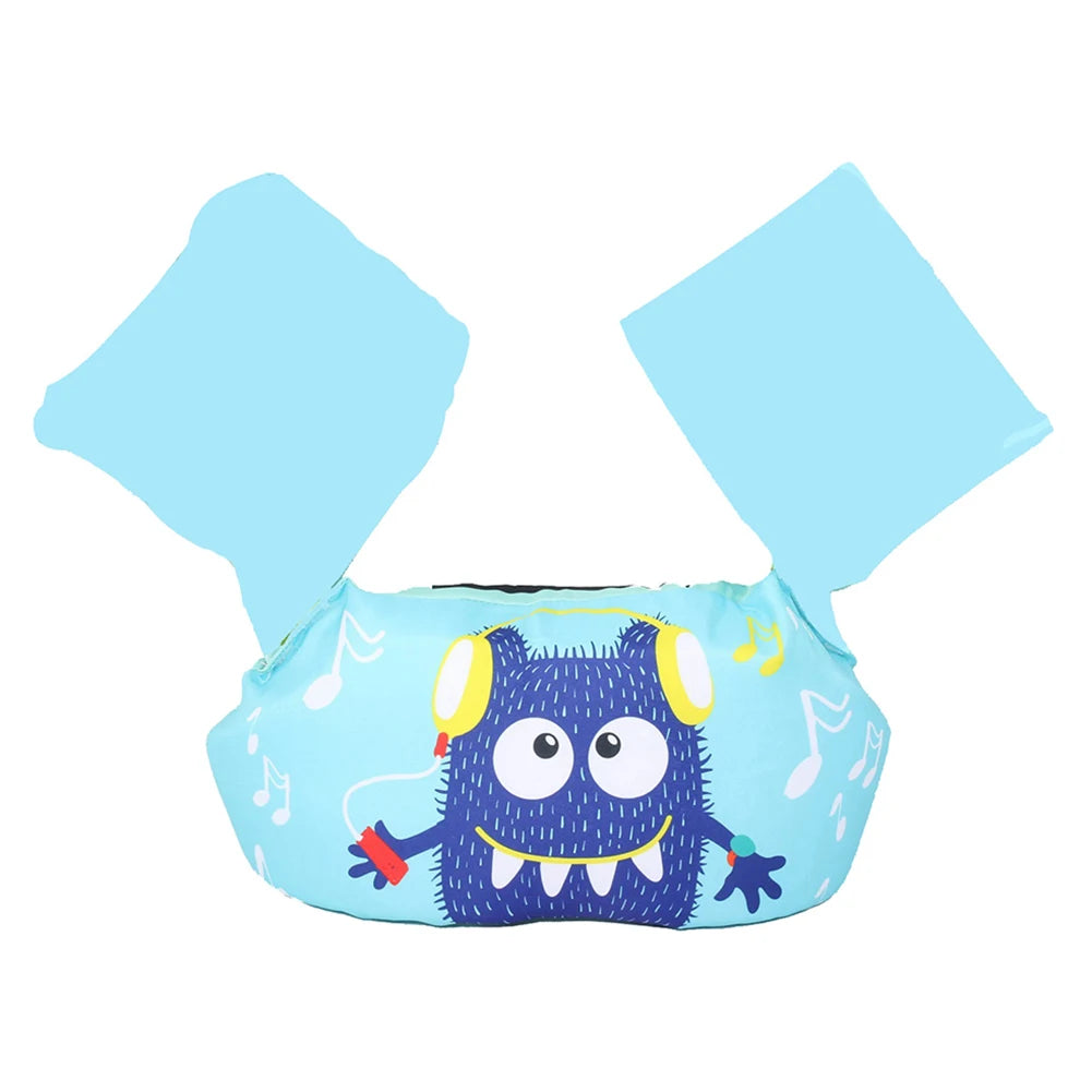 Baby Float Cartoon Arm Sleeve Life Jacket Swimsuit Foam Safety Swimming Training Floating Pool Float Swimming Ring Children Swim