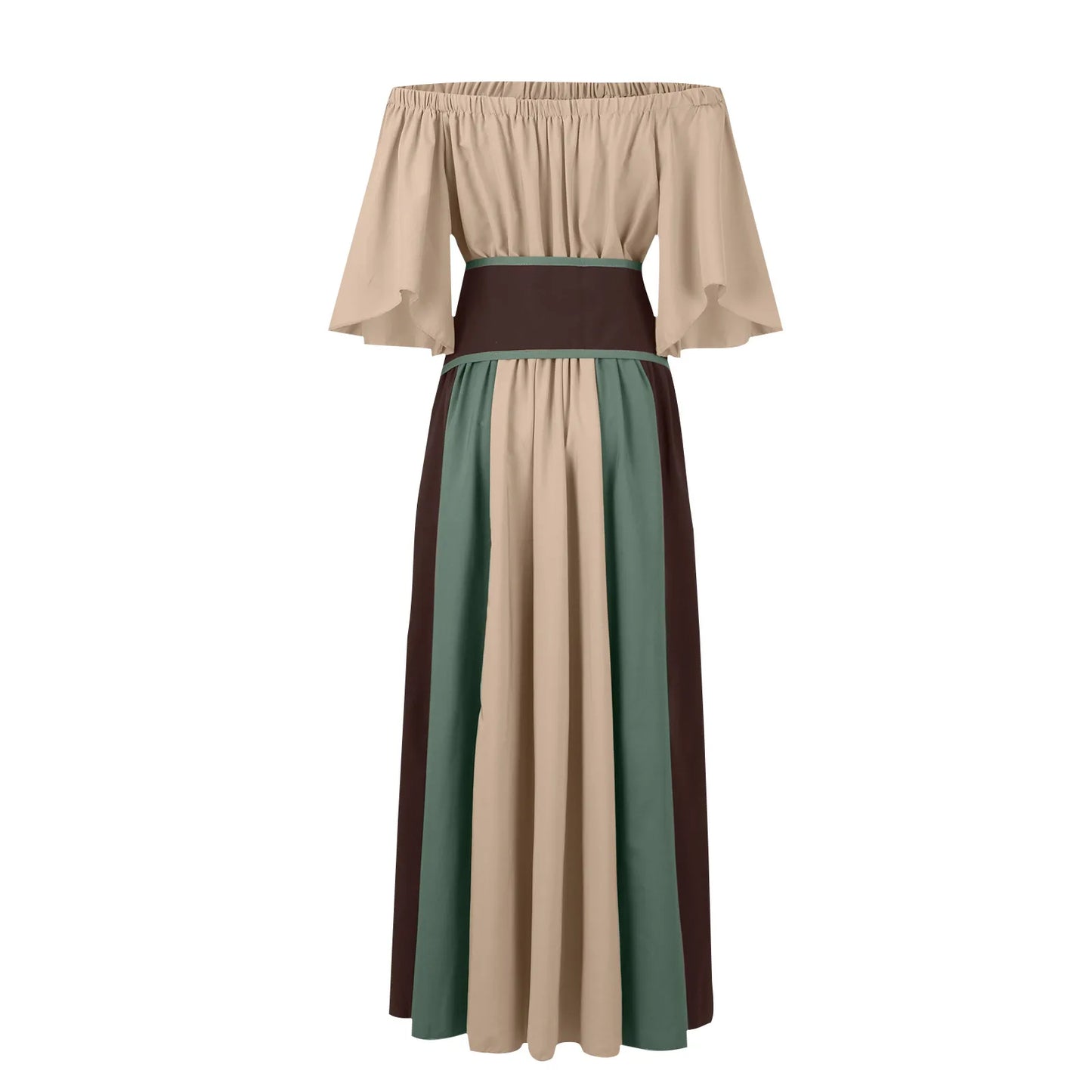 New Medieval Costume for Women Halloween Corset Gothic Renaissance Dress Plus Size Flare Sleeve Ball Gown Cosplay Clothes