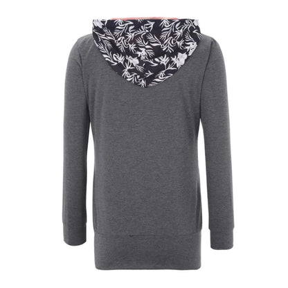 Plus Size 5XL Women Hoodies Oversized Sweatshirt Casual Slim Jacket for Women Long Sleeve Patchwork Hooded Coat Zipper Jacket