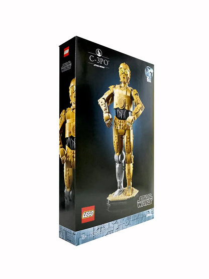 LEGO 75398 Star Wars C-3PO Buildable Droid Figure,Collectible Set,Display Model,Nostalgic Toy Idea for Adults,Fans or Collectors