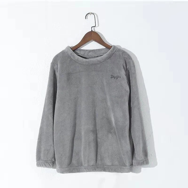 HELIAR Women Winter Velvet Sets Pullover And Elastic Waist Pants Sets Casual Warm Cashmere Sets Women 2025 Autumn and Winter