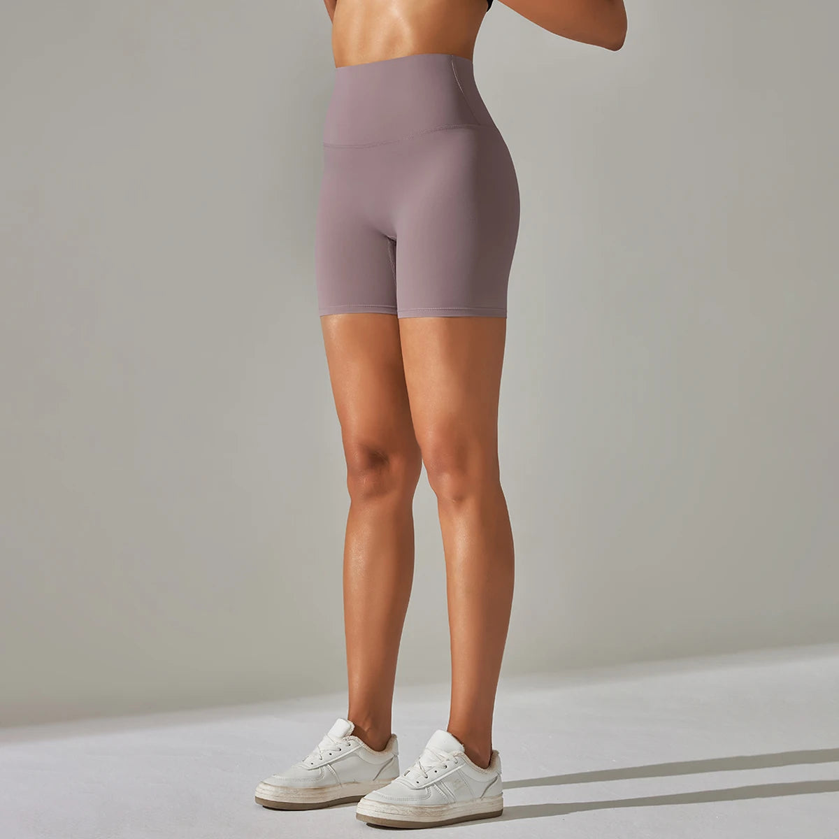 Summer Women Yoga Shorts Naked Feel Sports Shorts  Fitness Tights High Waist Gmy Running Push Up Clothes Workout Cycling Shorts