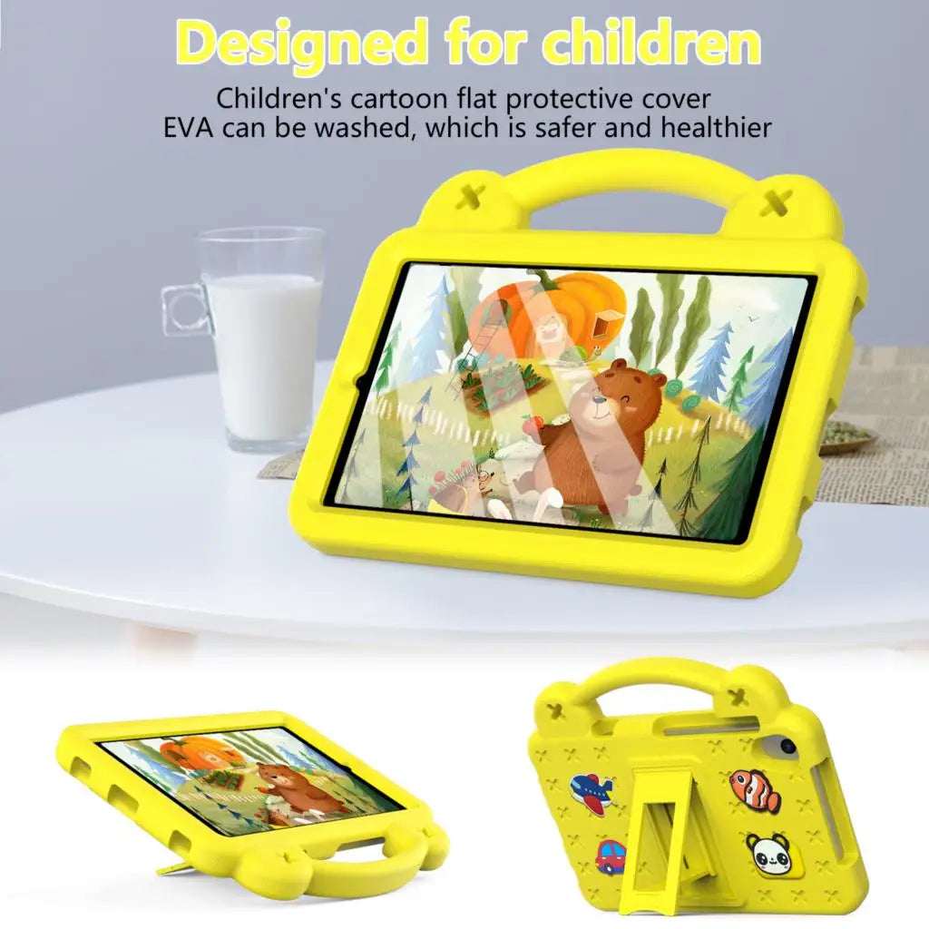 EVA Kids Love Case for TCL Tab 8 LE 2023 Tablet Shell For TCL Tab 8 2022 8.0 inch Model 9132G2 Kickstand Cover With Handle Strap