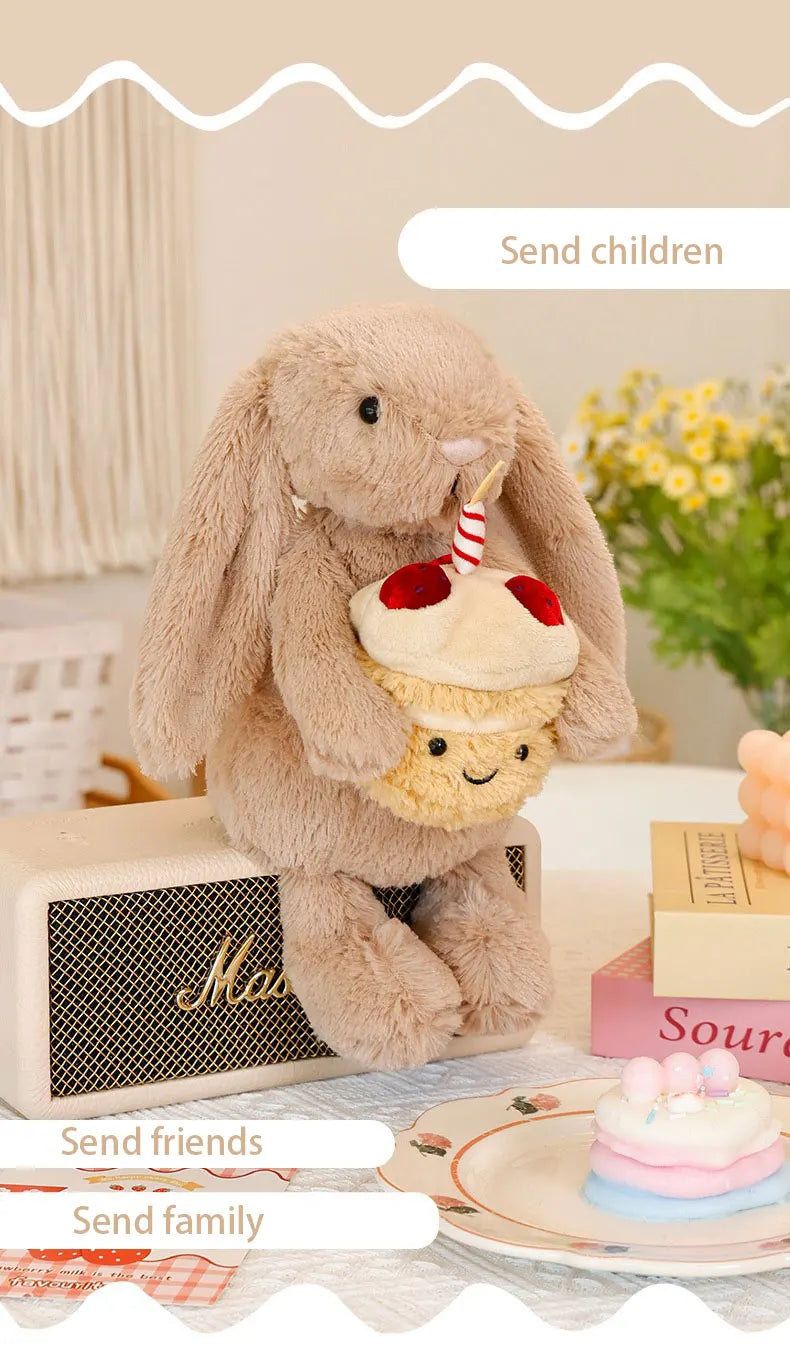 JC's Latest Peach Cake Series Includes Bouquets, Roses Plush Toys, Cartoon Characters, Adorable Children's Birthday Gifts