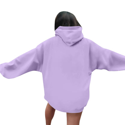 Women Halloween Printed Hoodie Casual Long Sleeve Sweatshirt Fashion Oversize Pullover Cozy Winter Streetwear Chic Loungewear