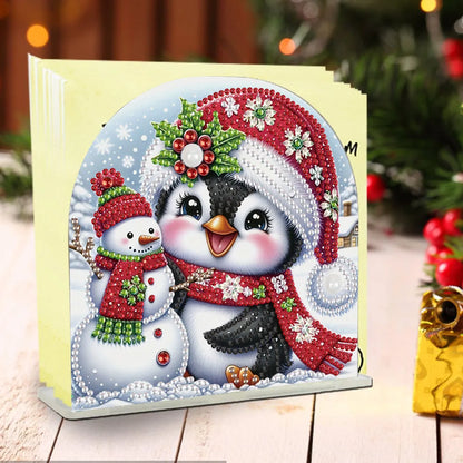 1 piece/set DIY Christmas Diamond Art Tissue holder Acrylic napkin holder Craft Home office table Christmas gift