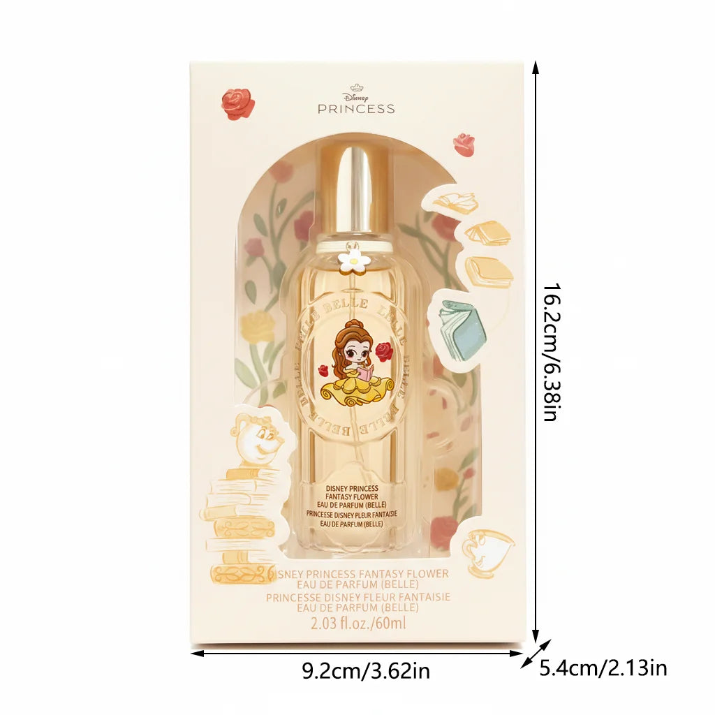 MINISO & DISNEY BELLE Women Perfume Original Luxury Floral Fragrance For Woman Spray 60ML Girl Birthday Present Children Gift
