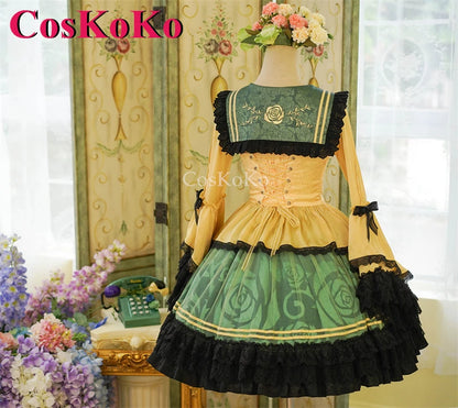 CosKoKo Komeiji Koishi Cosplay Touhou Project Costume Elegant Gorgeous Sweet Formal Dress Halloween Party Role Play Clothing New