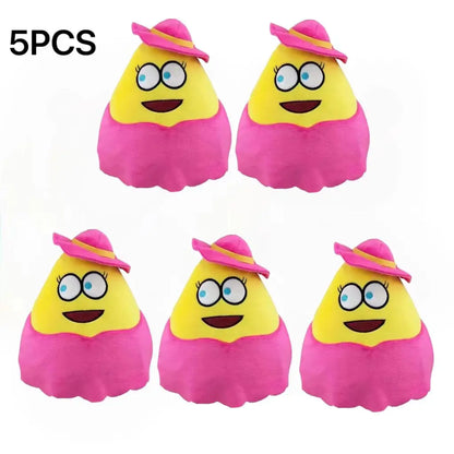 Alien Pou Plush Toy, Black Hat Gentleman Pou Plush, Alien Stuffed Doll Birthday Easter Children's Day Halloween Christmas Gift