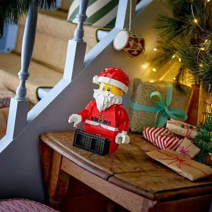 Christmas Up-Scaled Santa Claus Man Fit 40820 761pcs Building Blocks Birthday Fun Holiday Home Decor Christmas Gifts