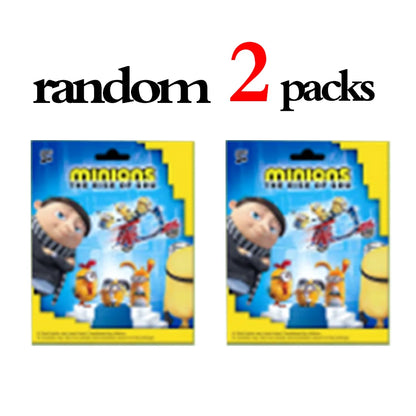 Anime 2-24pcs minions Blind Box figures Box game Doll Figure PVC model Toys desktop Decorative Kids birthday Christmas Gifts