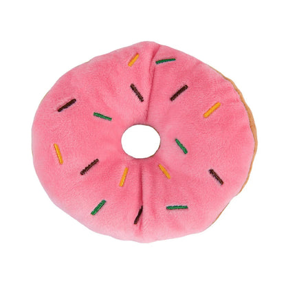 And Relieve Boredom For Dogs Chew Toy Cute Puppy Squeaker Sound Toys Doughnut Design Dog Supplies Puppy Chewing Toys Dog Toys