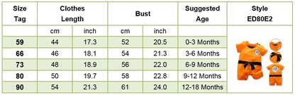 Baby Anime Clothes Newborn Cotton Rompers Training Outfit Infant Kids Halloween Cartoon Cosplay Costume Jumpsuit